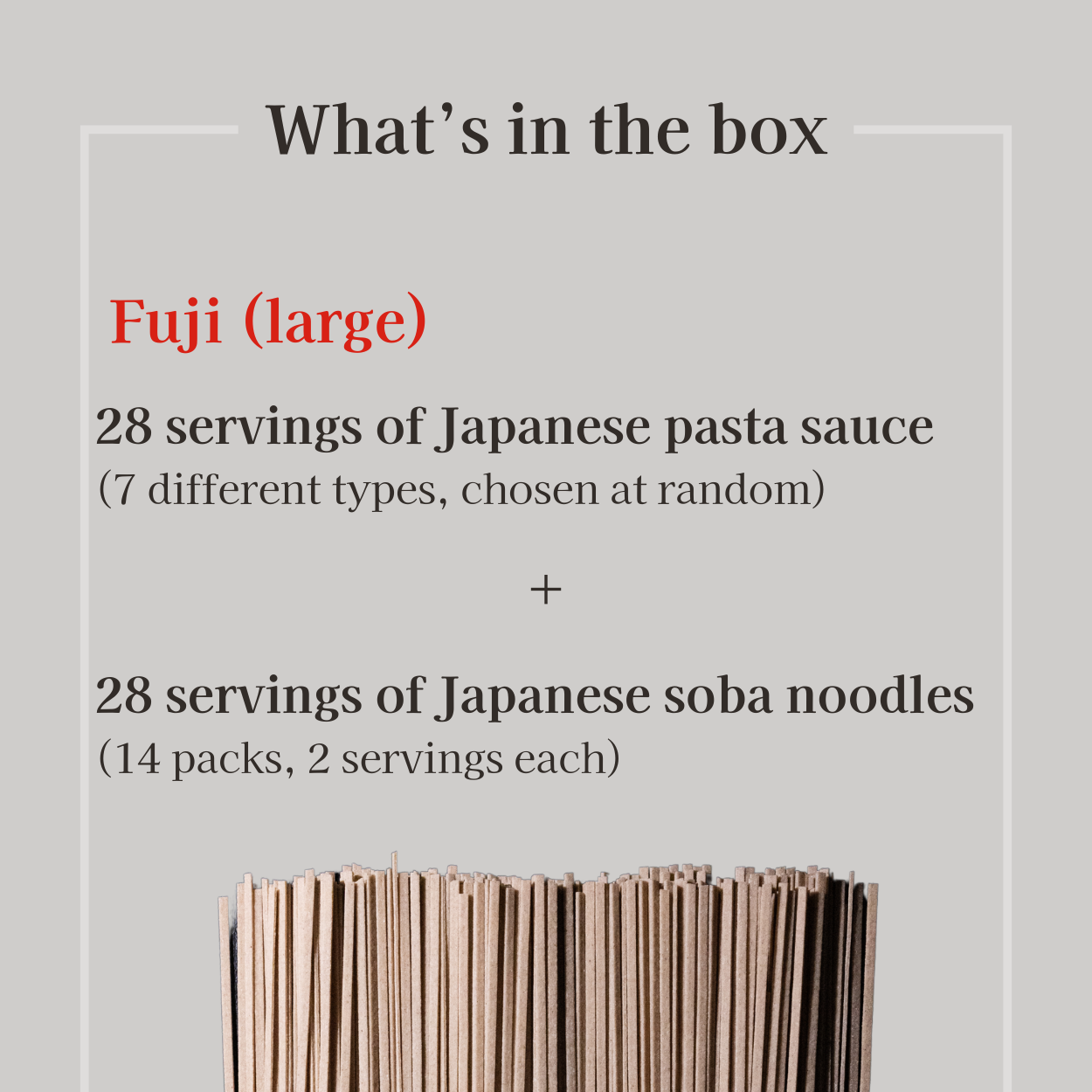 SANGAKU Soba Pasta Kit