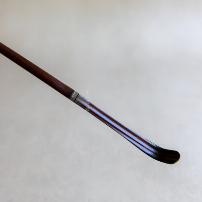 Handmade Chashaku (tea scoop) - Soot-Colored Brown
