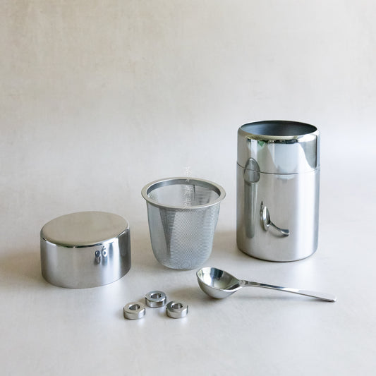 Stainless Steel Matcha Sifter Canister