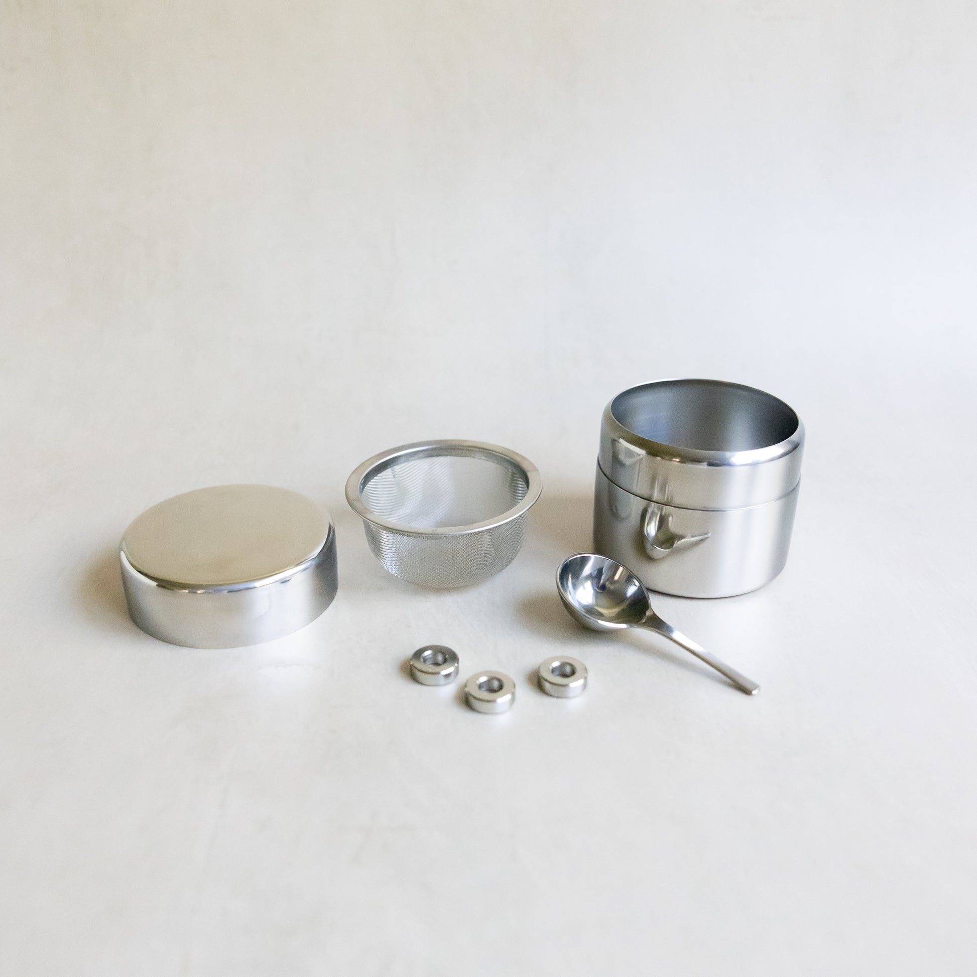 Stainless Steel Matcha Sifter Canister