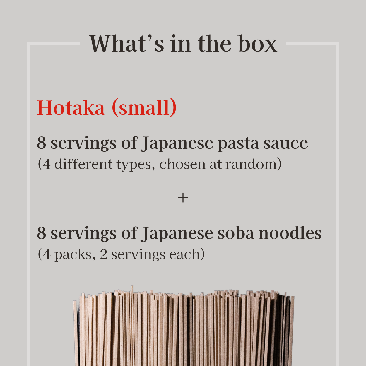 SANGAKU Soba Pasta Kit