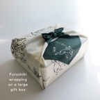 Furoshiki - Green & White Choju Jinbutsu Giga